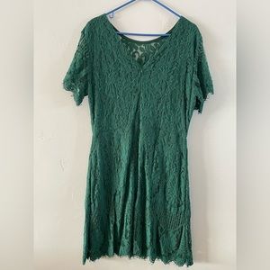 2XL Emerald Green Dress